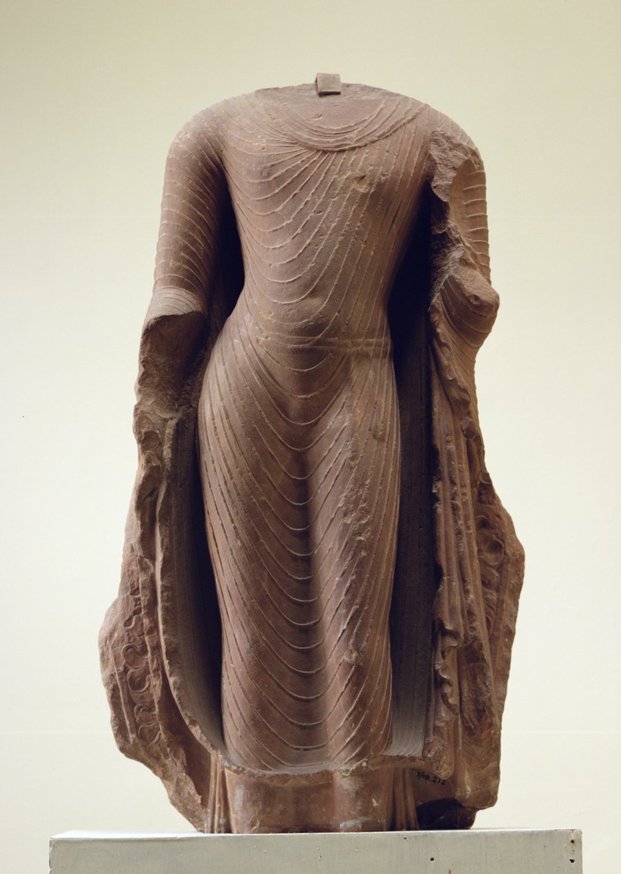 Figure of a Standing Buddha, Jamalpur, Mathura by Indian School