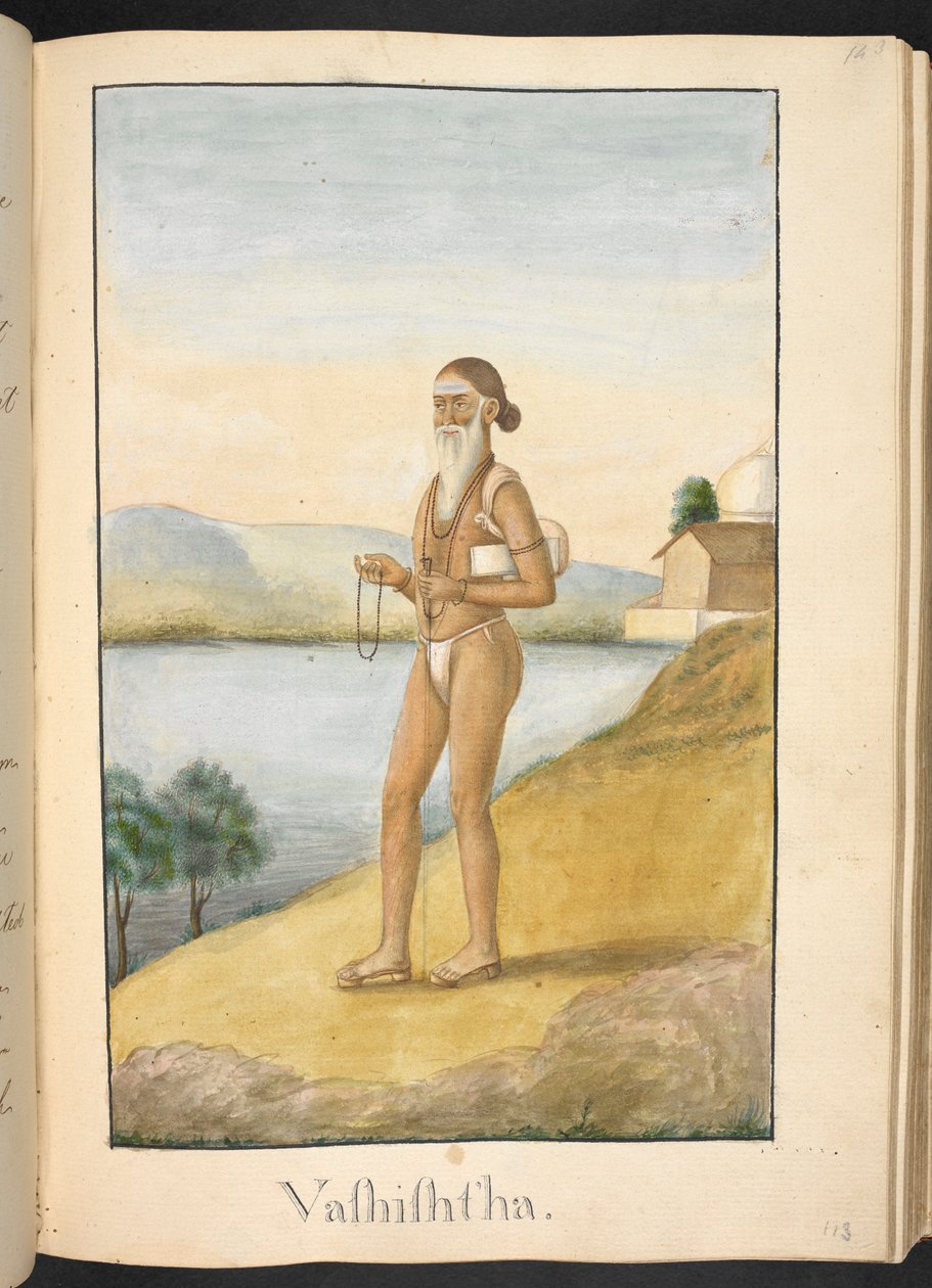 Gautama, sage and husband of Ahalya. Inscribed: 