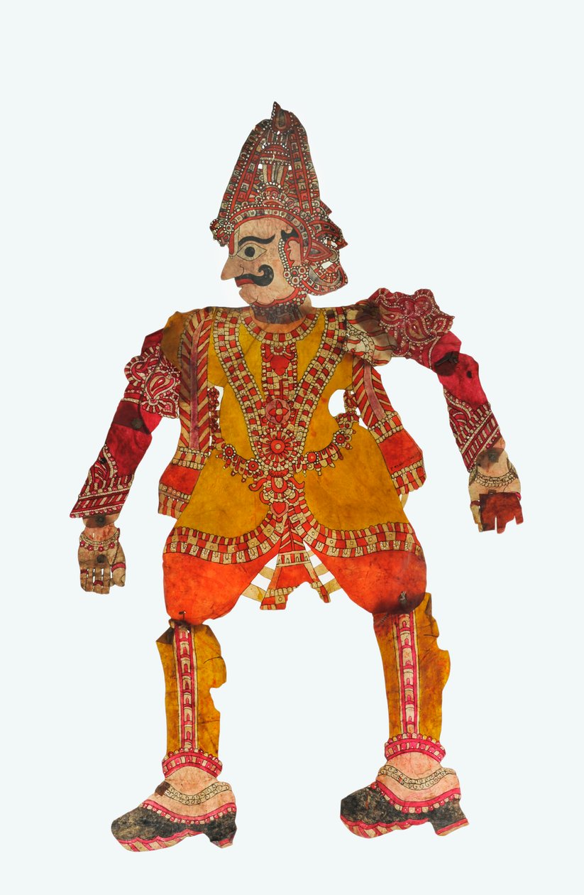 Giant shadow puppet from Karnataka by Indian School