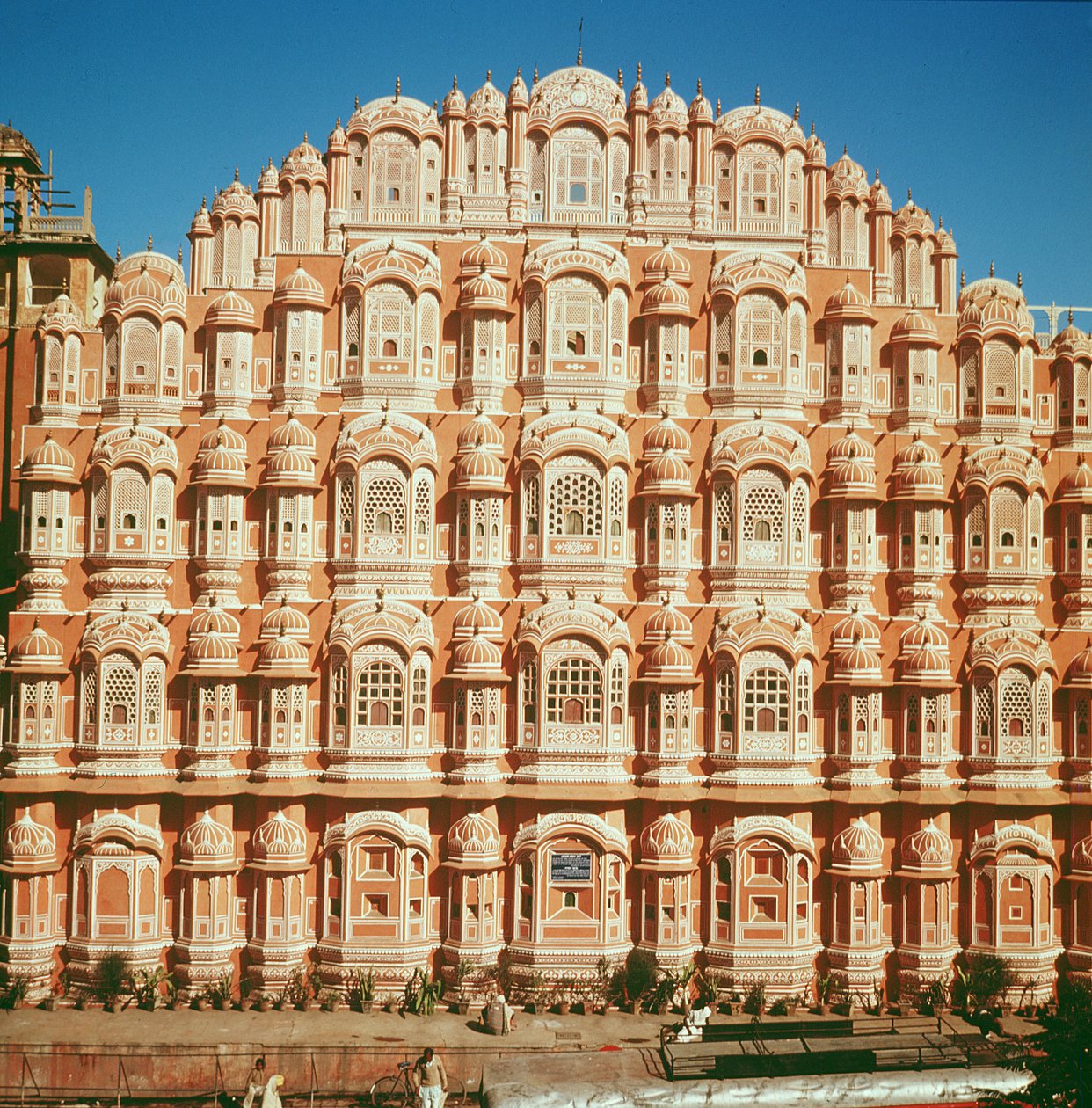 Hawa Mahal (Palace of the Winds) built in 1799 by Indian School