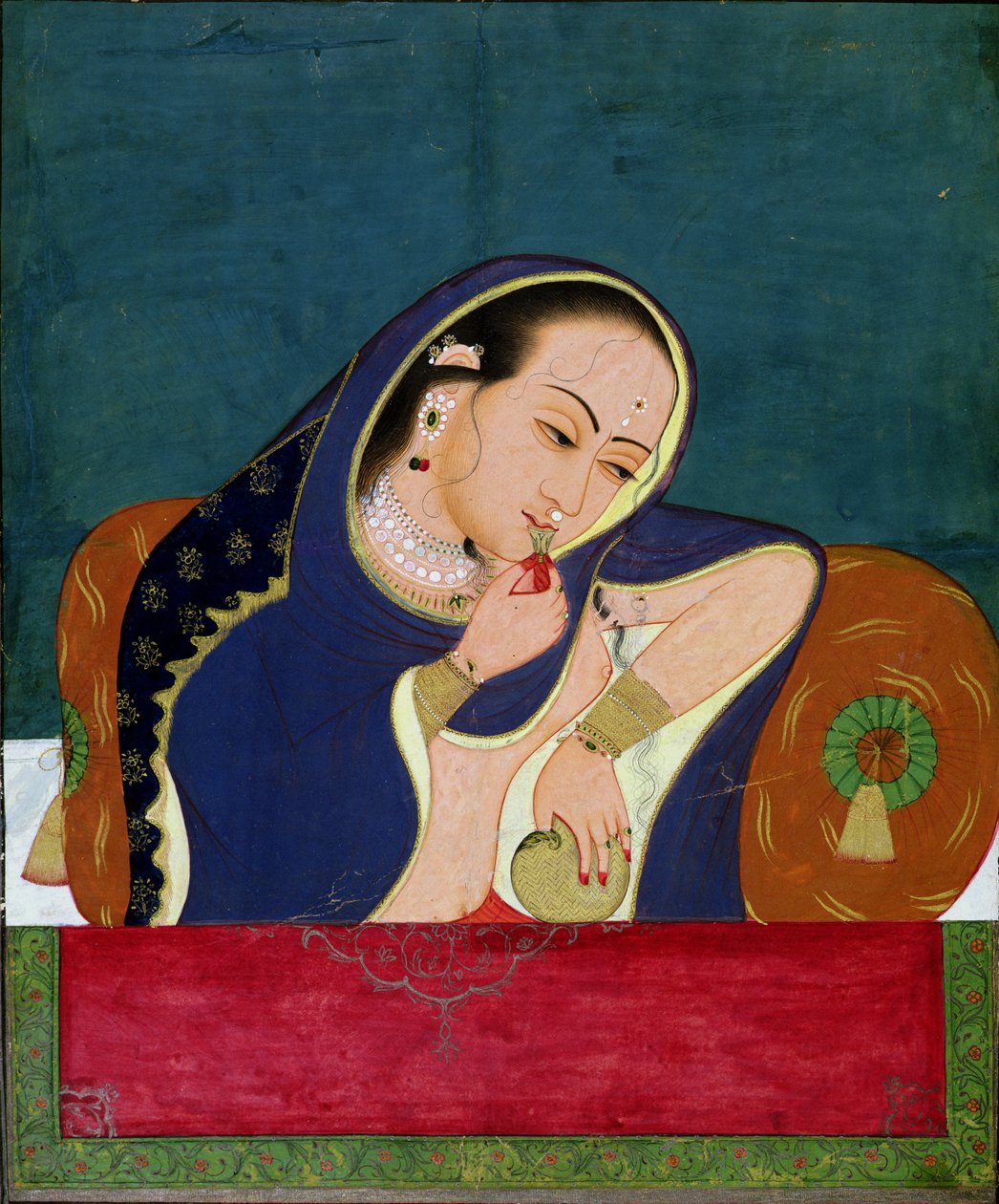 Intoxicated Lady at a Window by Indian School