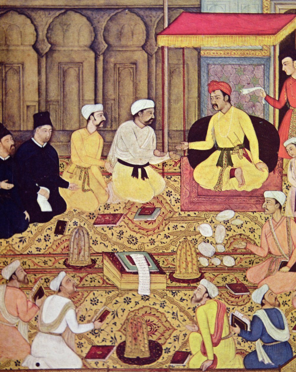 Jesuits at the court of an Indian prince by Indian School