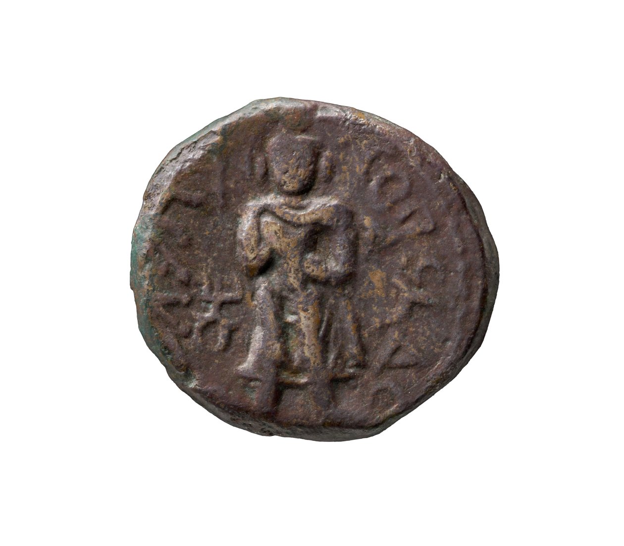 Kushan Coin, AD 127-155 by Indian School