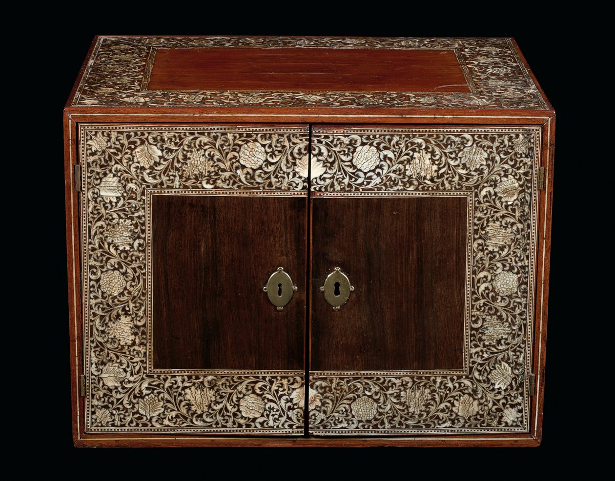 Mughal cabinet, Gujarat or Sindh, Western India by Indian School