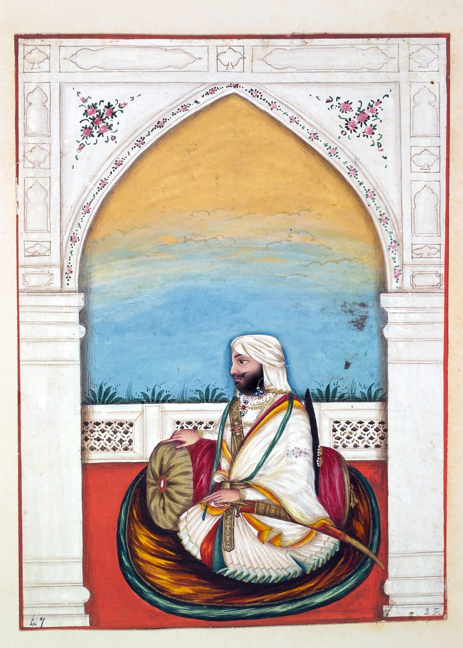 Nawab Imam-od-dun, from The Kingdom of the Punjab, its Rulers and Chiefs, volume II by Indian School
