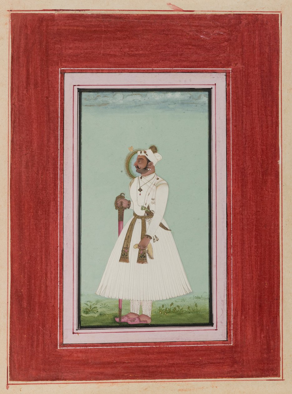 Portrait of Rao Vir Singh by Indian School