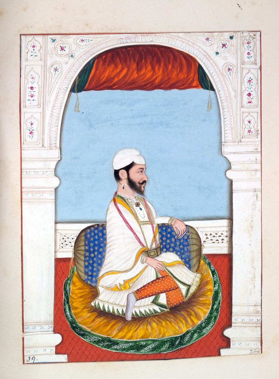 Pundit Jhila, from The Kingdom of the Punjab, its Rulers and Chiefs, volume II by Indian School