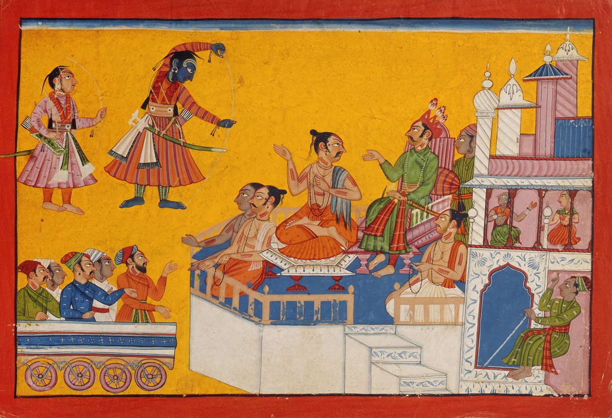 Rama Bends His Bow by Indian School: Buy fine art prints