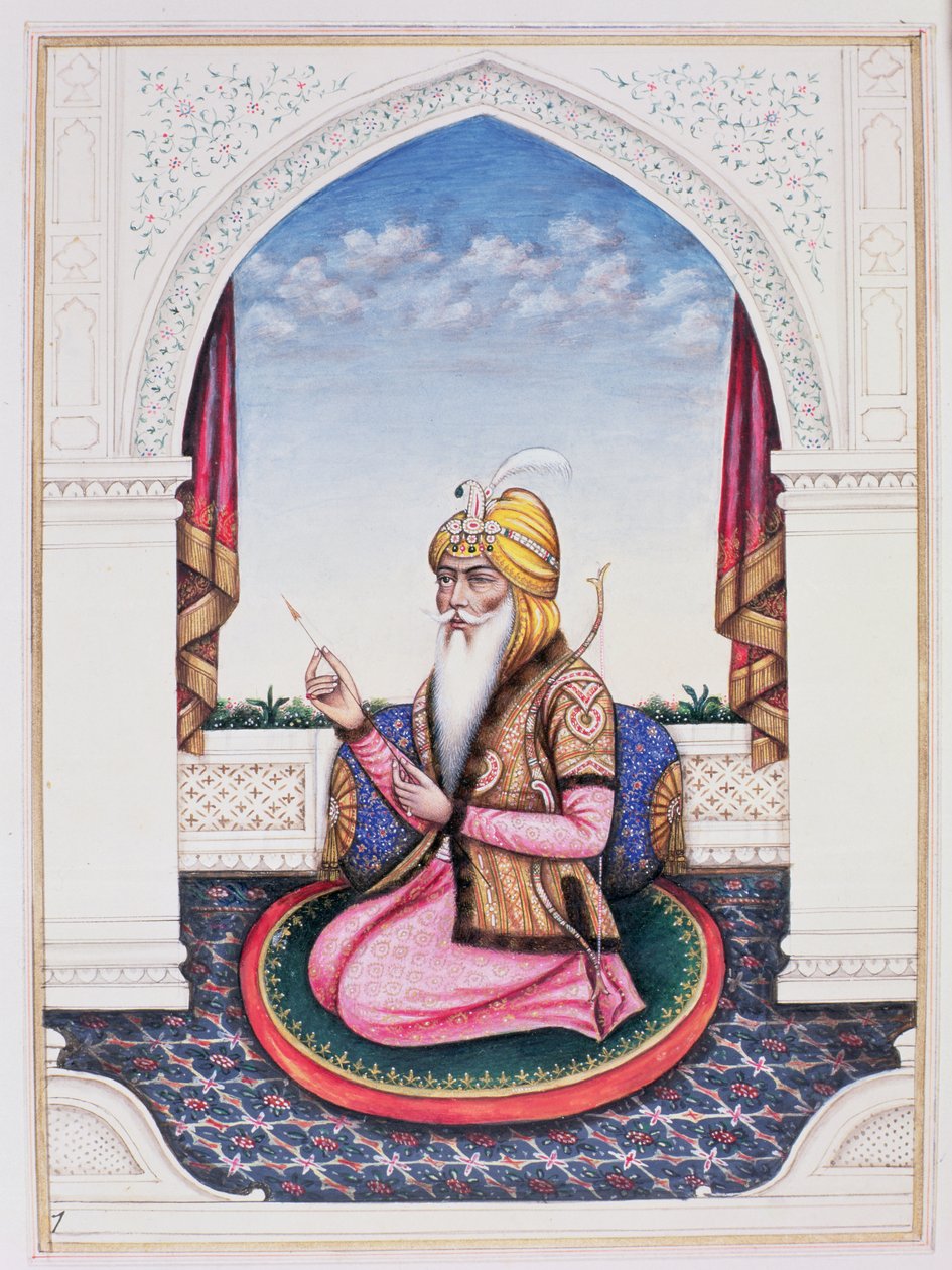 Ranjit Singh Maharajah of the Punjab by Indian School