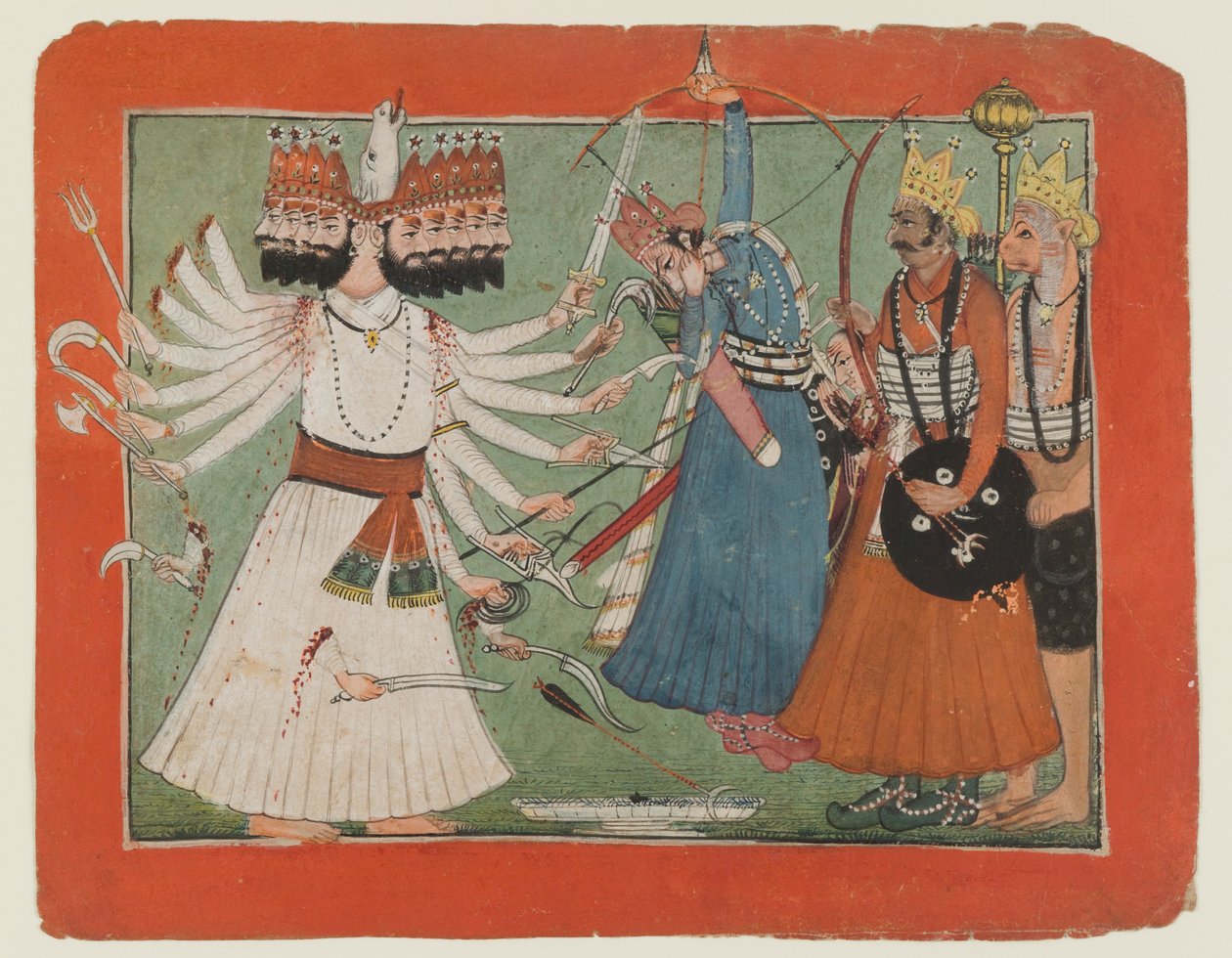 Ravana Challenges Rama