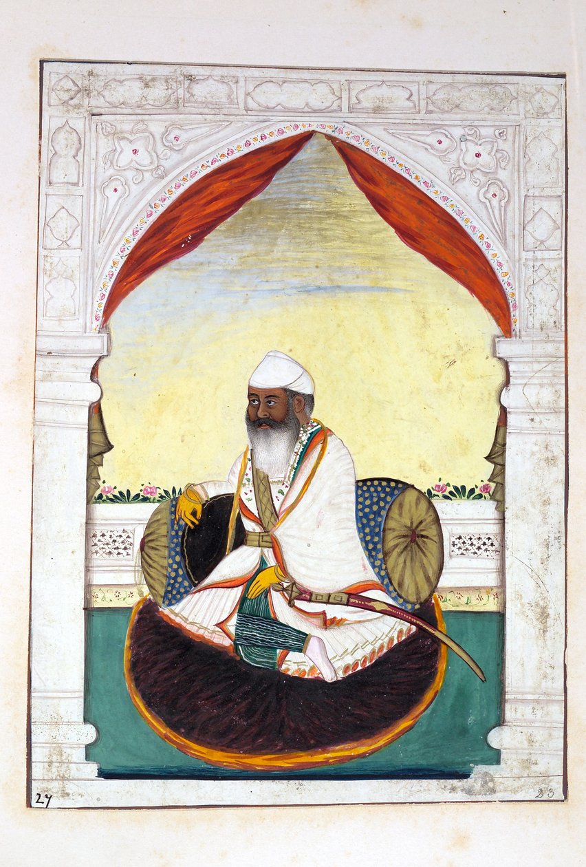 Sirdar Gurmukh Singh Bhai, from The Kingdom of the Punjab, its Rulers and Chiefs, volume II by Indian School