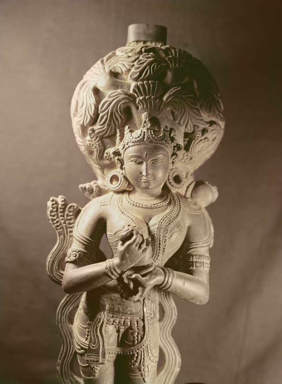 Statue of Ganga, Mahanad, Bengal, Sena Dynasty (1050-1202) by Indian School
