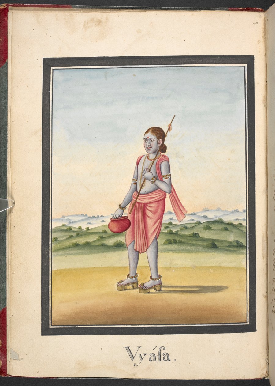 The sage, Vyasa, traditional author of the 