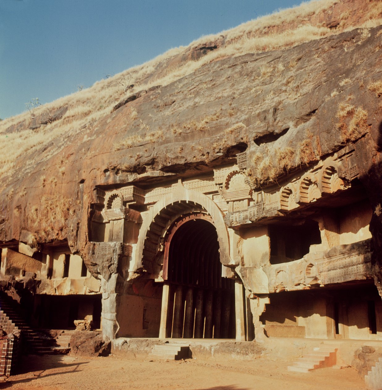 View of cave 12 by Indian School