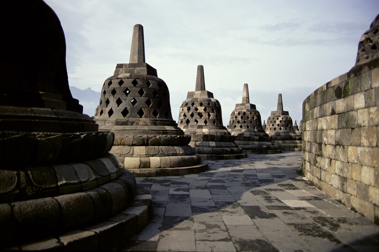 Detail of the exterior, AD 778-850 by Indonesian