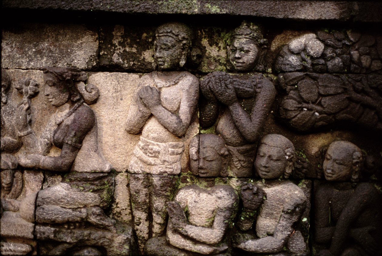Detail of the exterior, AD 778-850 by Indonesian