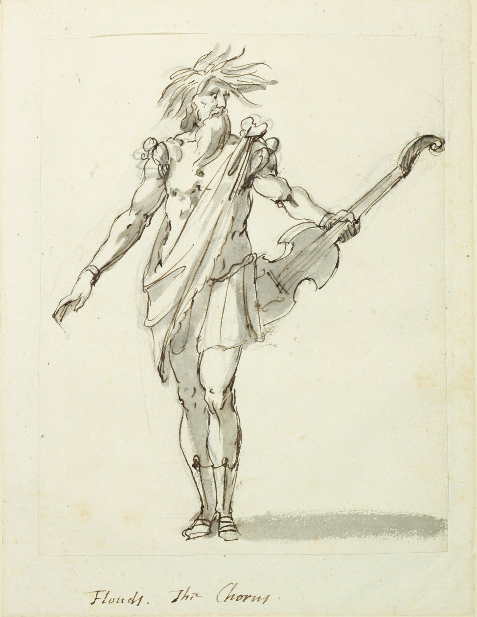 Floods: The Chorus, c.1631 by Inigo Jones