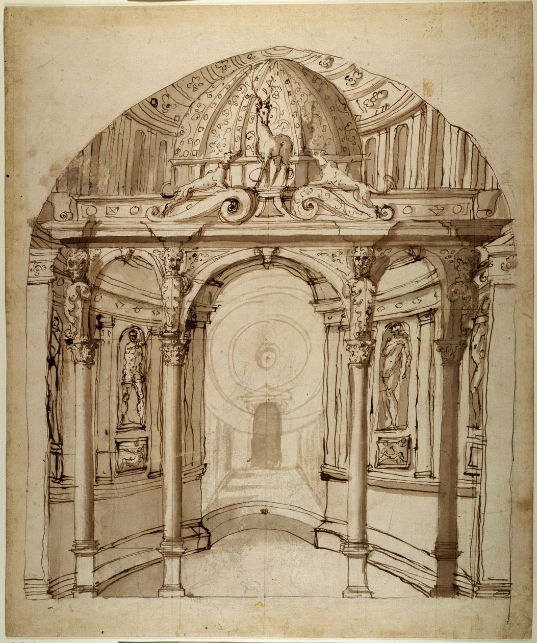 Interior of the palace, c.1611 by Inigo Jones