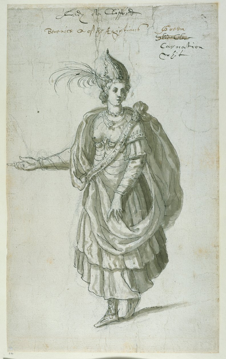 Queen Berenice of Egypt by Inigo Jones