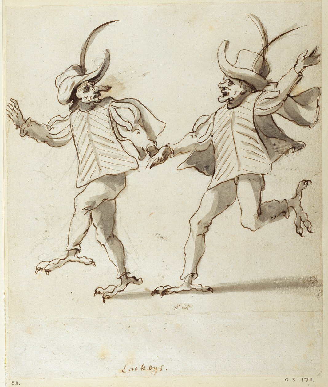 Two Lackeys by Inigo Jones