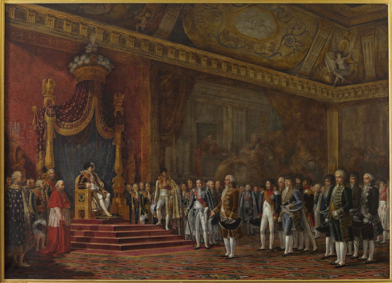 Deputation from the Roman Senate Presenting Its Homage to Napoleon I on 16 November 1809, 1810 by Innocent Louis Goubaud