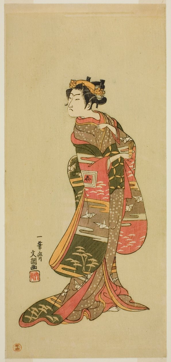 The Actor Ichikawa Benzo in an Unidentified Role by Ippitsusai Bunchō