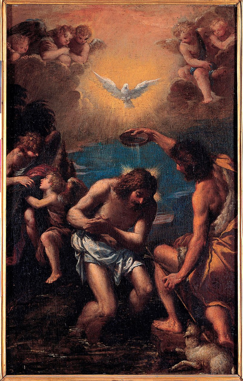 The Baptism of Christ by Ippolito Scarcella