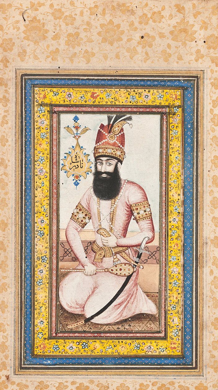 Portrait of Nadir Shah by Iranian School