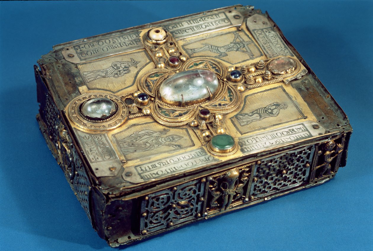 Shrine of the Stowe Missal, from Lorrha, County Tipperary, 1026-33 by Irish School