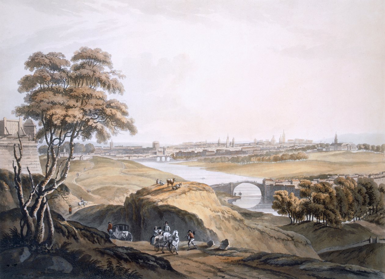 View of Dublin by Irish School
