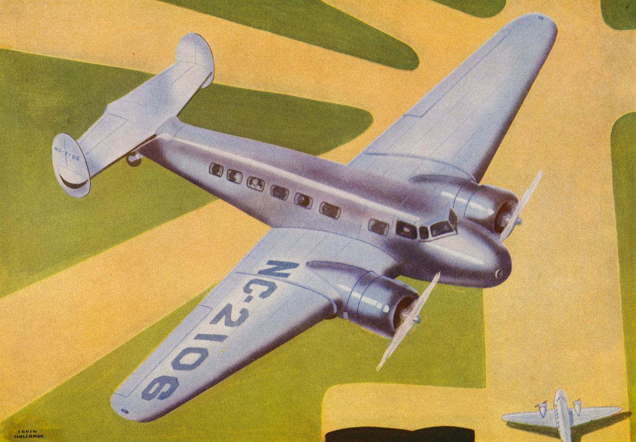Lockheed Electra by Irvin L. Holcombe