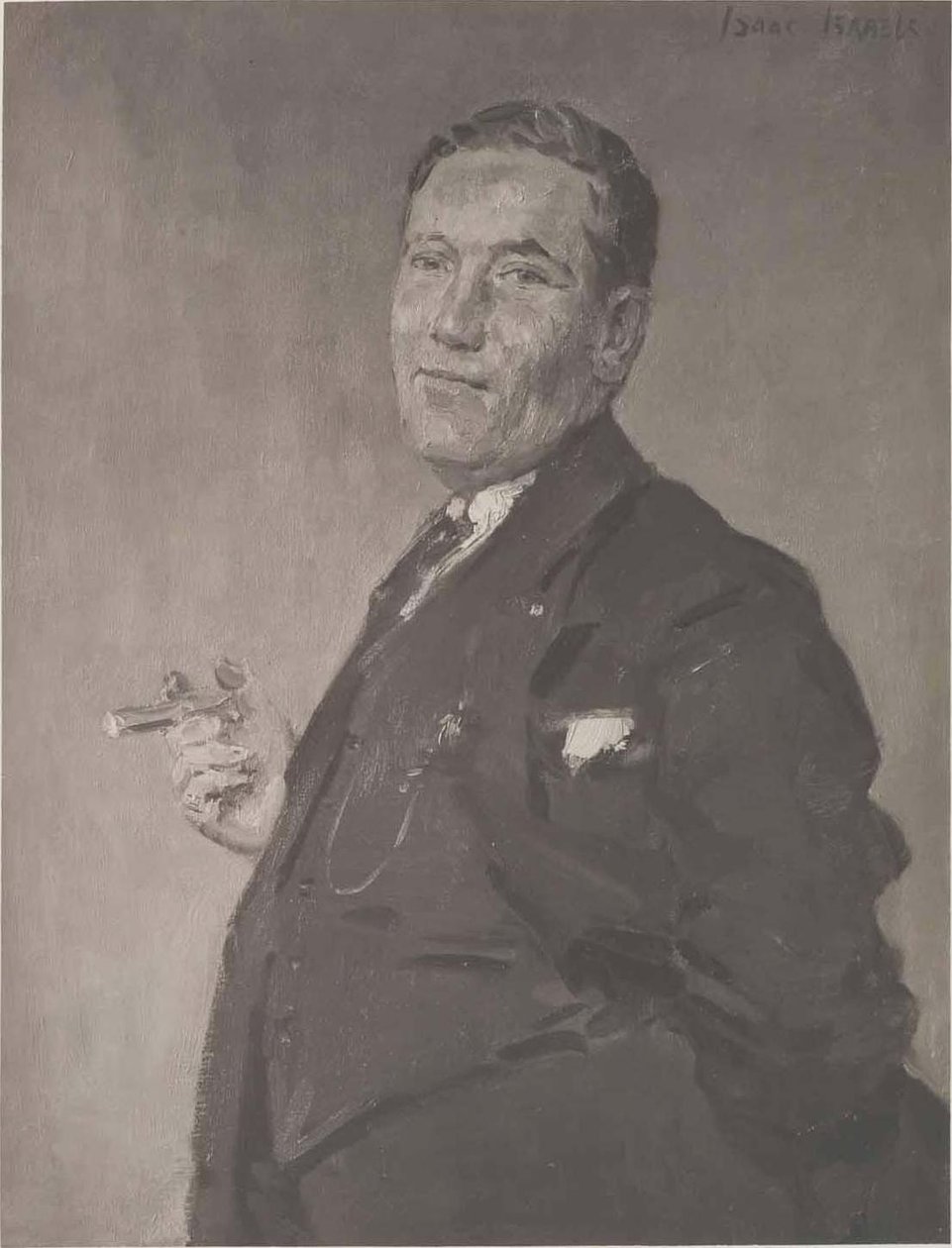 Portrait of the Architect Jan Wils by Isaac Israels