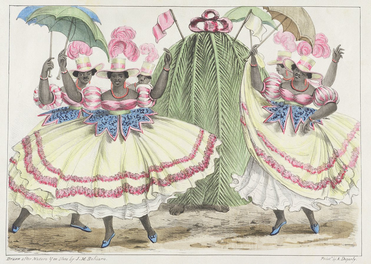 Red-Set Girls and Jack-in-the-Green, Plate 2 from 
