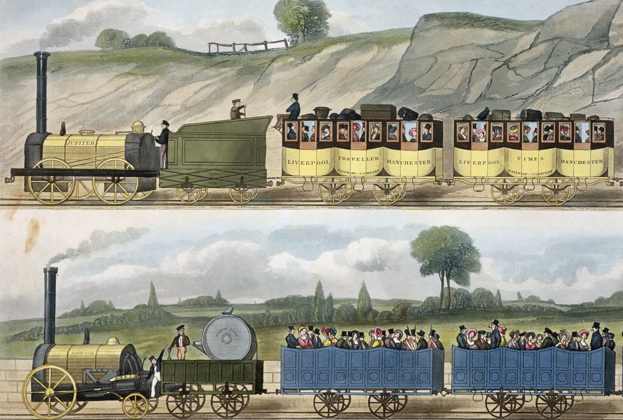 A Train of the First Class and a Train of the Second Class from ...