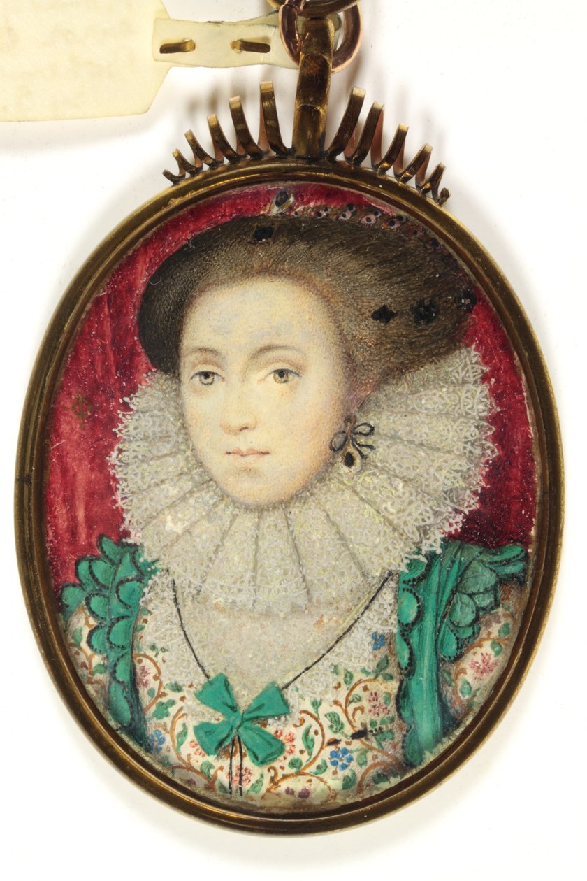A Lady traditionally identified as Mrs Holland, Lady Cope by Isaac (attr. to) Oliver
