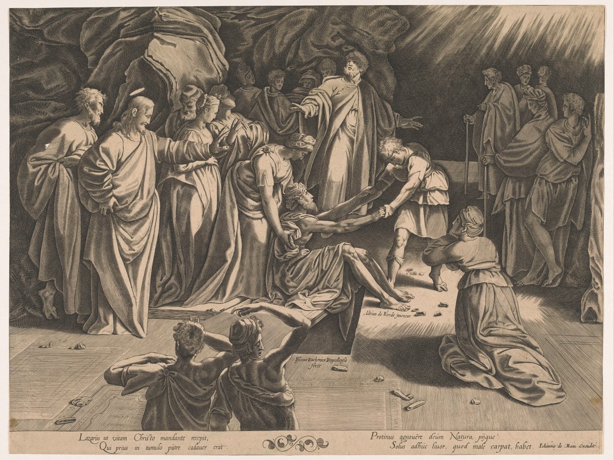 Raising of Lazarus by Isaac Duchemin
