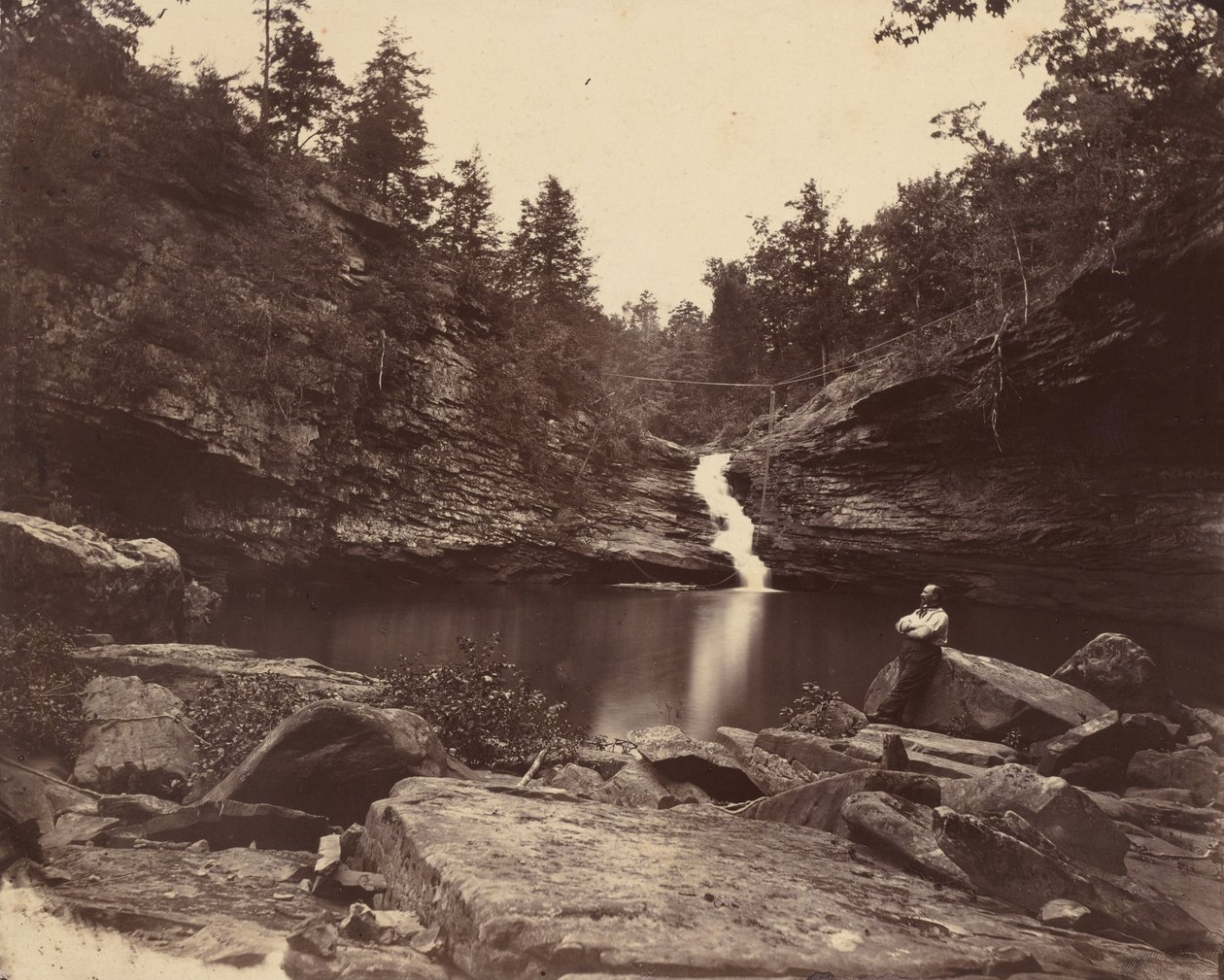 Lula Lake, Lookout Mountain, Georgia, 1864-1865 by Isaac H. Bonsall