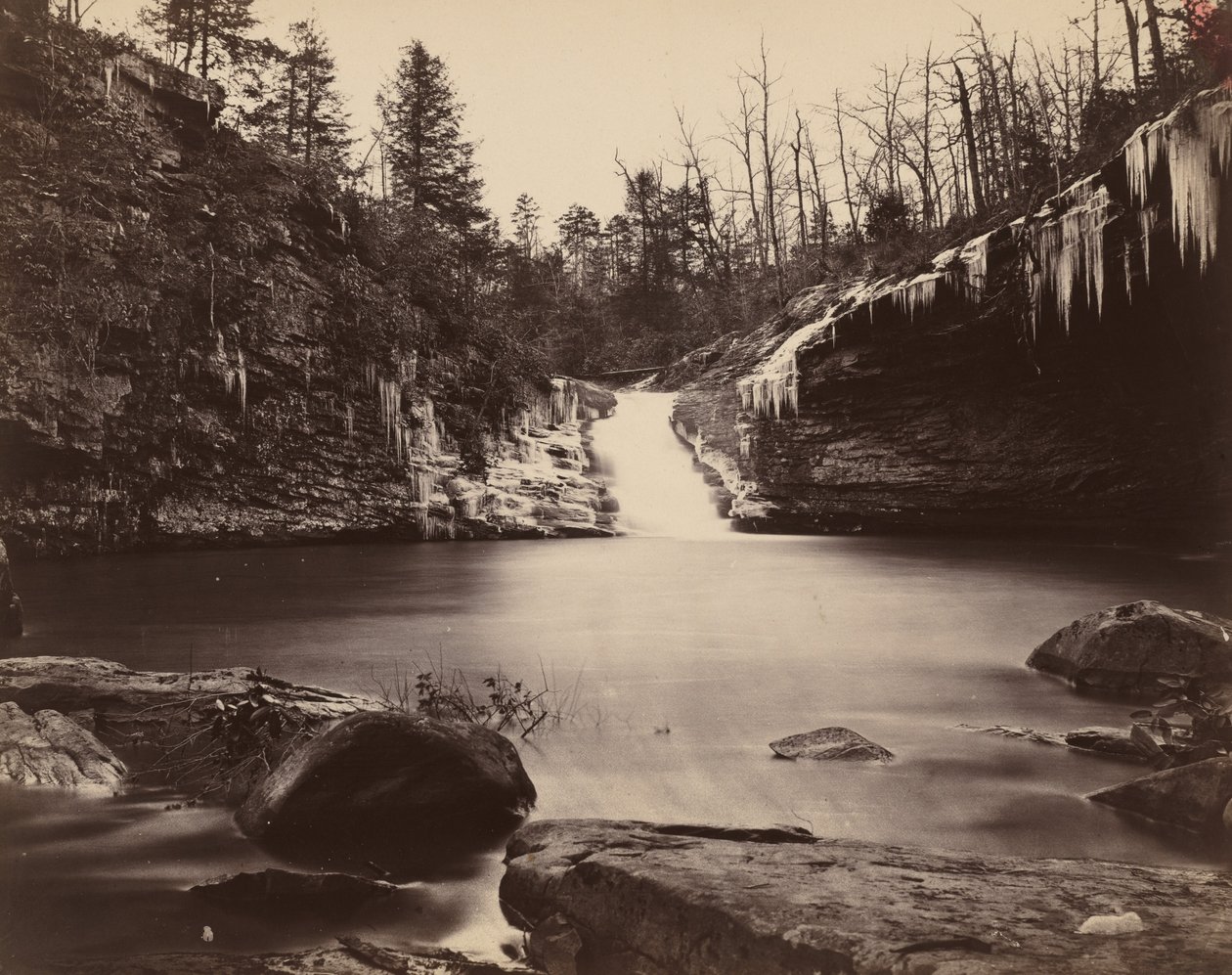 Lula Lake, Upper Falls, Lookout Mountain, Georgia by Isaac H. Bonsall
