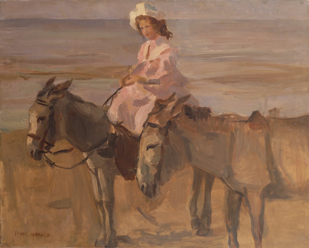 On Scheveningen Beach by Isaac Israels