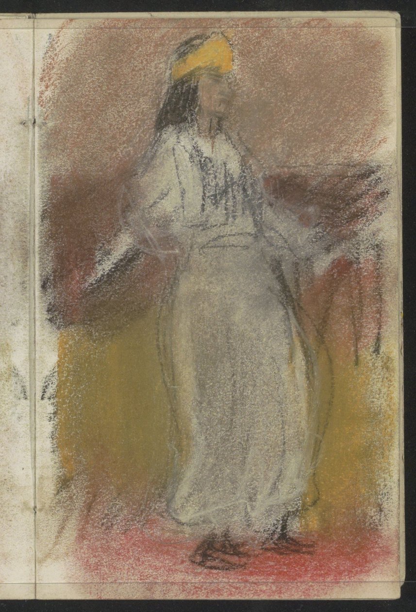 Standing Woman in Oriental Clothing by Isaac Israels