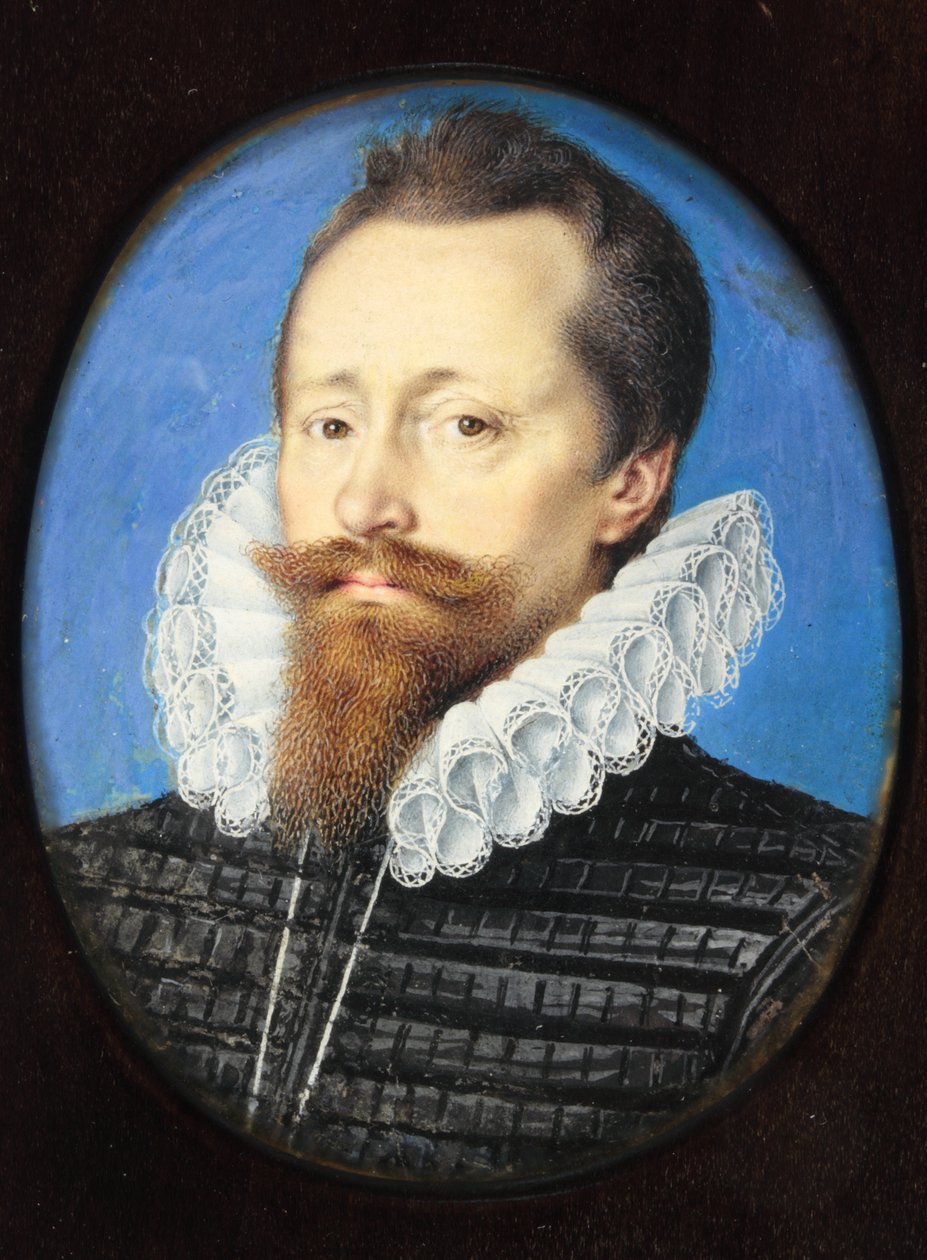 A Gentleman, perhaps Edward Cecil, Viscount Wimbledon by Isaac Oliver