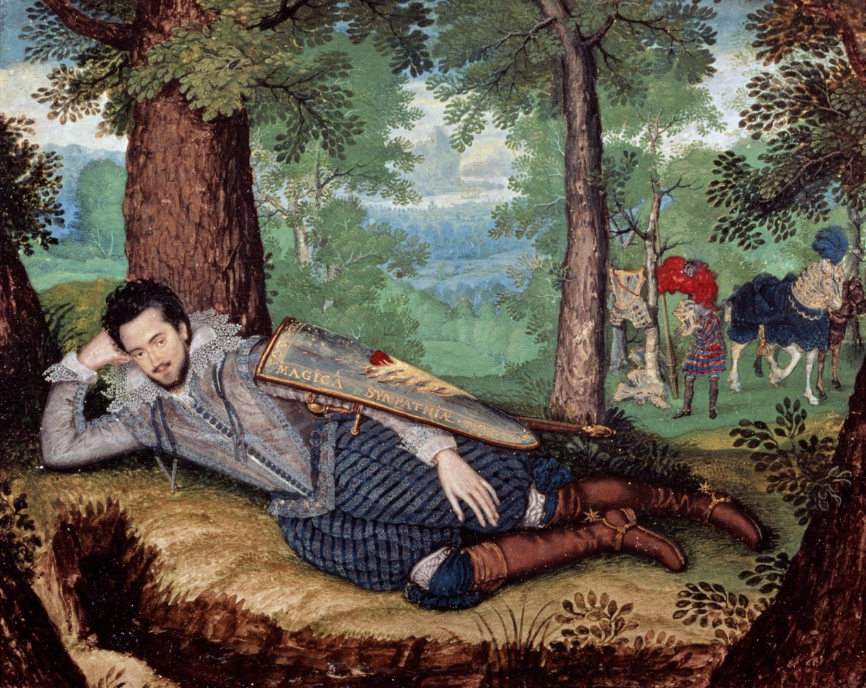 Edward Herbert, 1st Baron Herbert of Cherbury by Isaac Oliver