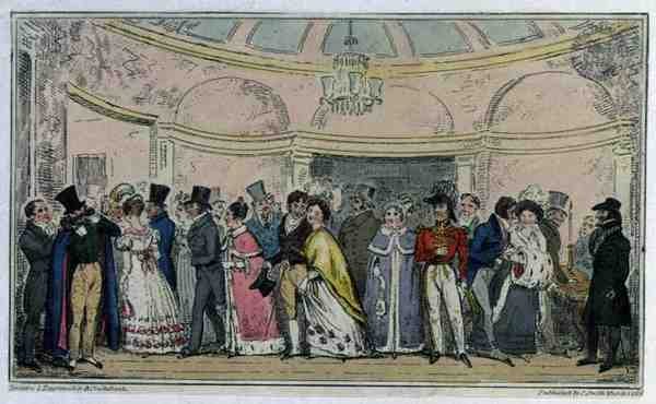 Leaving the Opera, pub. by C. Smith by Isaac Robert Cruikshank