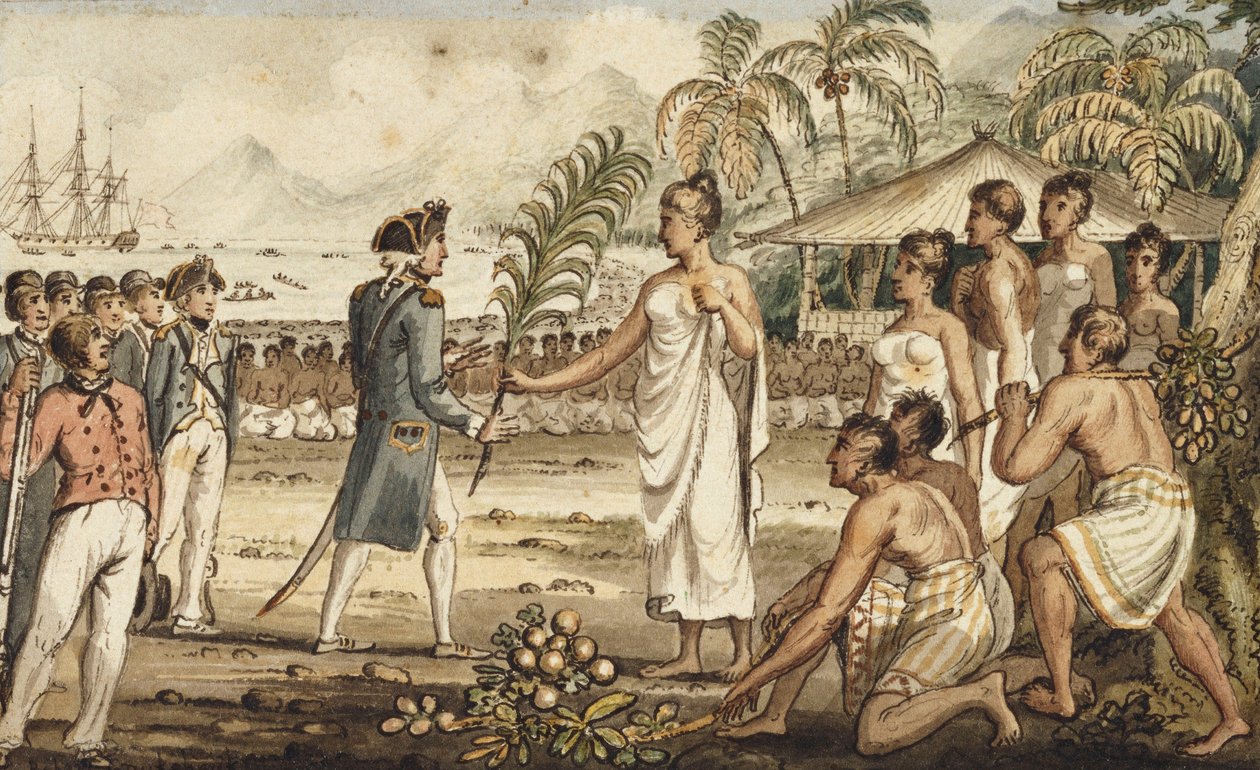Oatehite, from the Voyages of Captain Cook by Isaac Robert Cruikshank