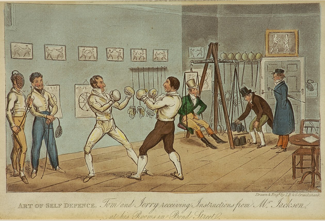 Art of Self Defence by Isaac Robert and George Cruikshank