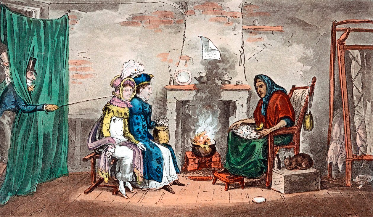 A visit to a fortune teller by Isaac, Robert and George Cruikshank