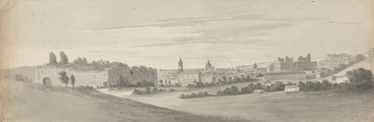 Rome From the Baths of Caracalla by Isaac Weld