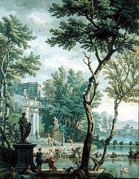 Ideal Palace and Park by Isaac de Moucheron