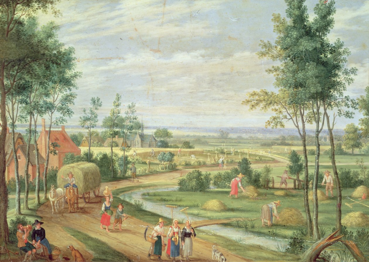 The Harvest, or Summer by Isaak van Oosten