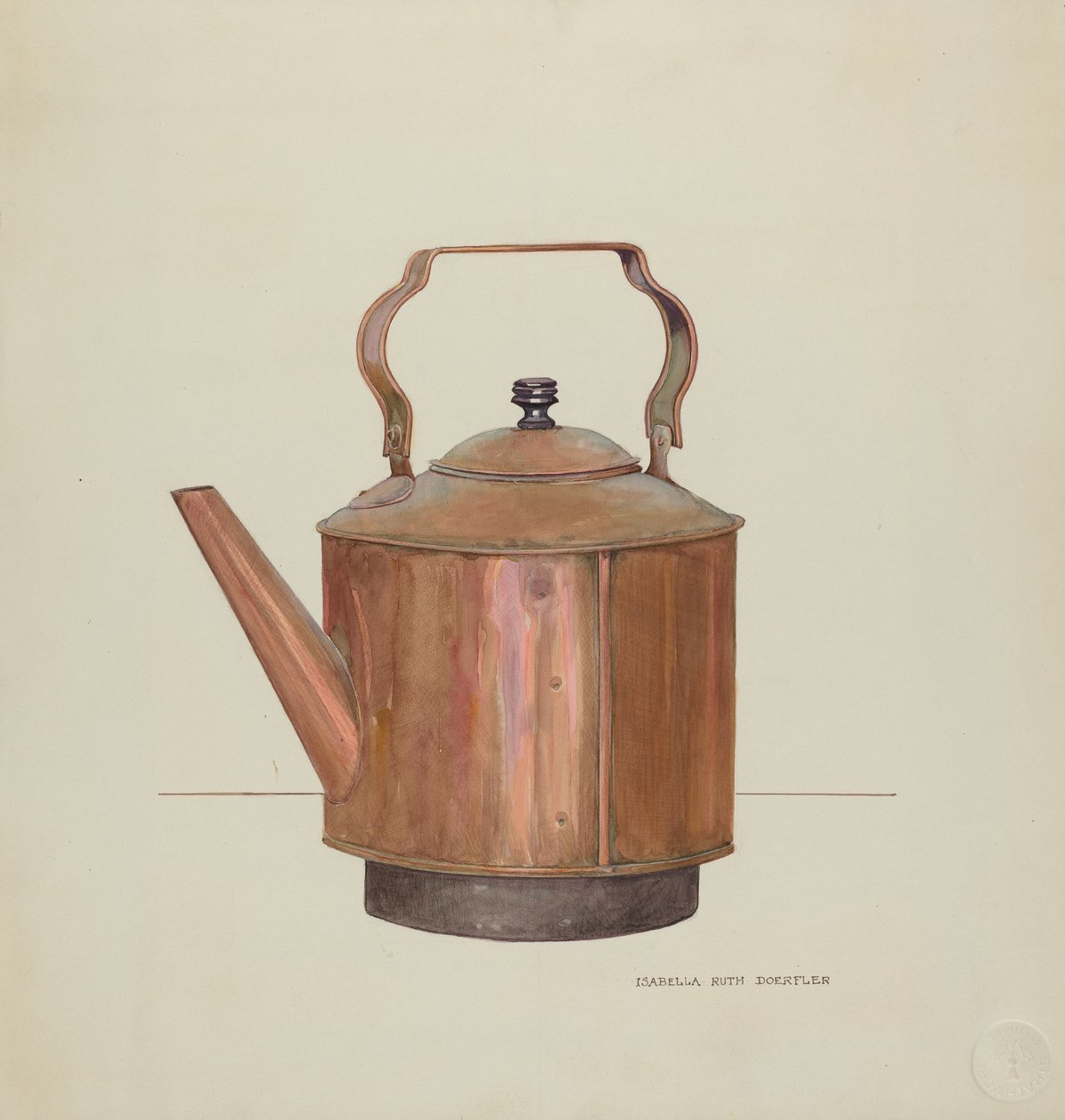 Copper Tea Kettle by Isabella Ruth Doerfler